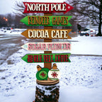 Christmas Street Sign Shelf Sitter | DIY Holiday Decor - RusticFarmhouseDecor