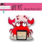Crab with 12 Interchangeable Seasonal Hats, Insert and tile holder, Season DIY Decor - RusticFarmhouseDecor