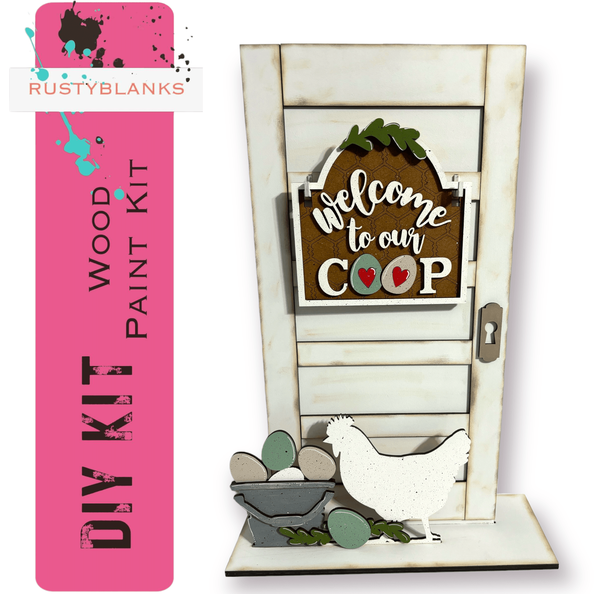 a picture of a welcome to our coop sign