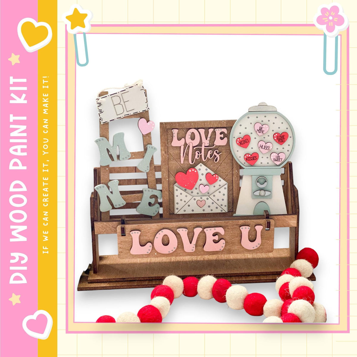 Valentine's Wagon Insert Set product image 3 from The Rustic Farmhouse