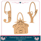 Christmas Nativity Pegboard Inserts Interchangeable JOY Wall Decor DIY Craft Kit product image 2 from The Rustic Farmhouse