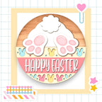 a picture of a happy easter card