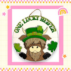 a st patrick's day ornament with a leprechaun