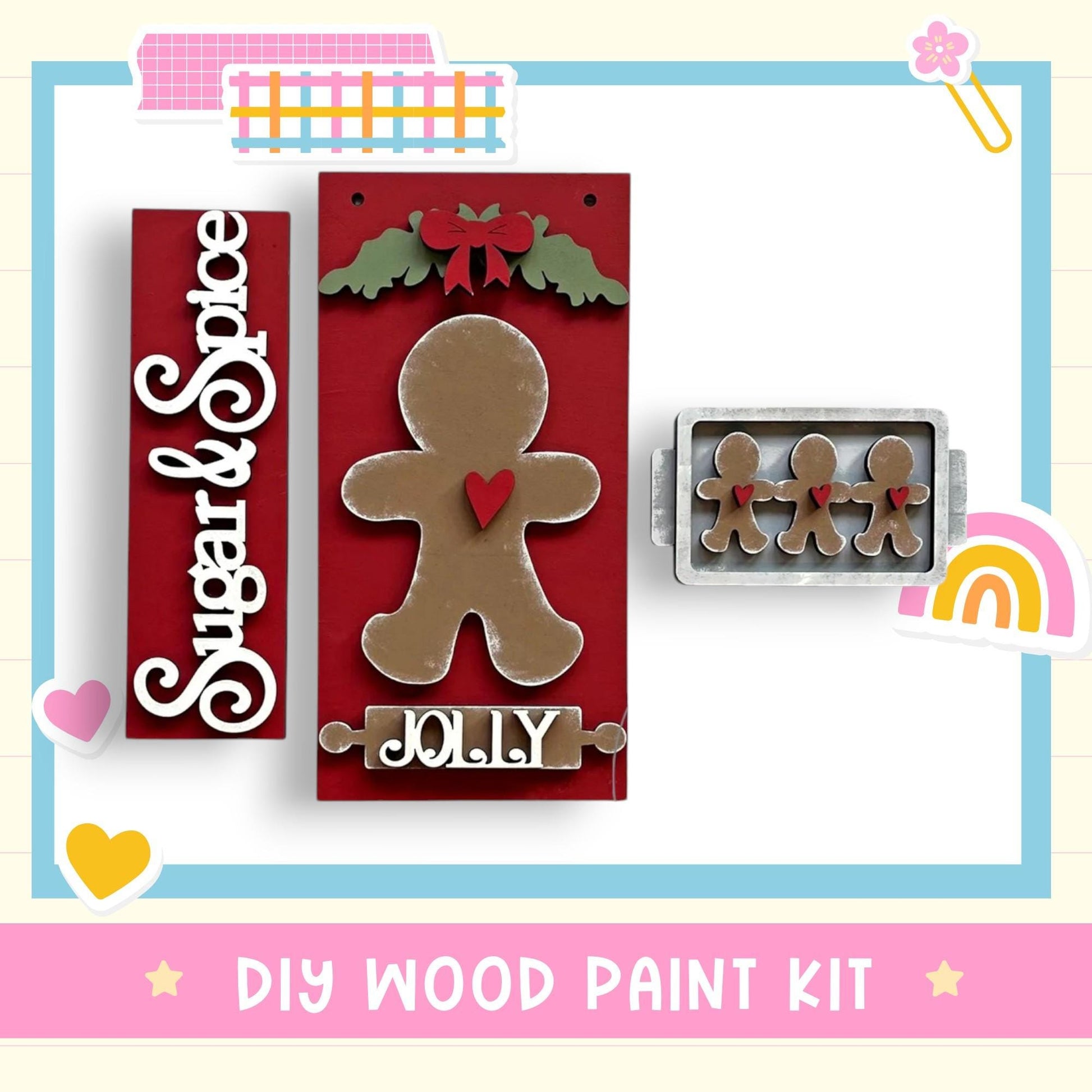 a picture of a gingerbread man and a cookie cutter