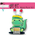 Dinosaur with 12 Interchangeable Seasonal Hats, Insert and tile holder, Season DIY Decor - RusticFarmhouseDecor