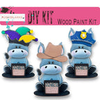 Donkey with 12 Interchangeable Seasonal Hats, Insert and tile holder, Season DIY Decor - RusticFarmhouseDecor
