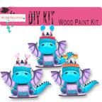 Dragon with 12 Interchangeable Seasonal Hats, Insert and tile holder, Season DIY Decor - RusticFarmhouseDecor