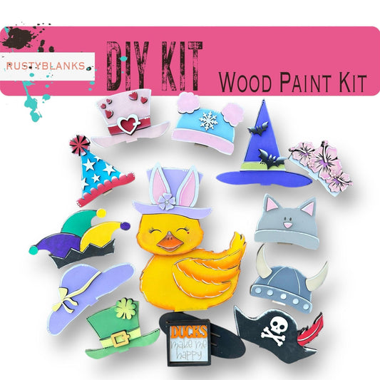 a bunch of hats that are on top of each other