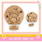 Winter Bear Snow Globe Insert: DIY Wood Paint Kit product image 6 from The Rustic Farmhouse