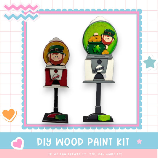 a picture of a pair of wooden paint kits