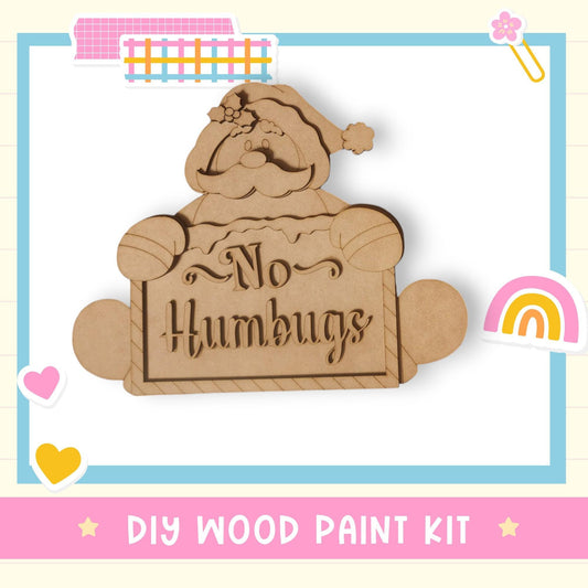 a wooden sign that says no humbugs on it