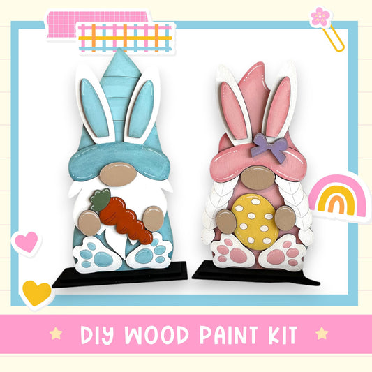 a couple of bunny figurines sitting next to each other