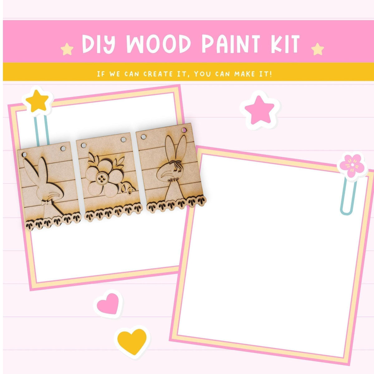 a picture of a wooden painting kit