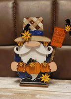 Fall Scarecrow Gnome - RusticFarmhouseDecor