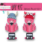Flamingo with 12 Interchangeable Seasonal Hats, Insert and tile holder, Season DIY Decor - RusticFarmhouseDecor