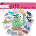 Frog with 12 Interchangeable Seasonal Hats, Insert and tile holder, Season DIY Decor - RusticFarmhouseDecor