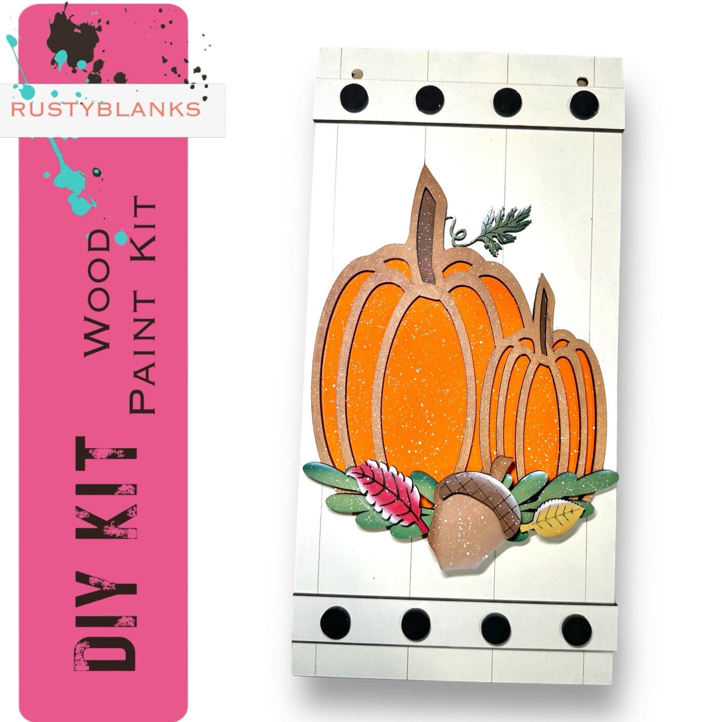 Hello Fall Insert for Mini Interchangeable Posts - RusticFarmhouseDecor