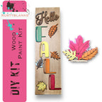 Hello Fall Insert for Mini Interchangeable Posts - RusticFarmhouseDecor