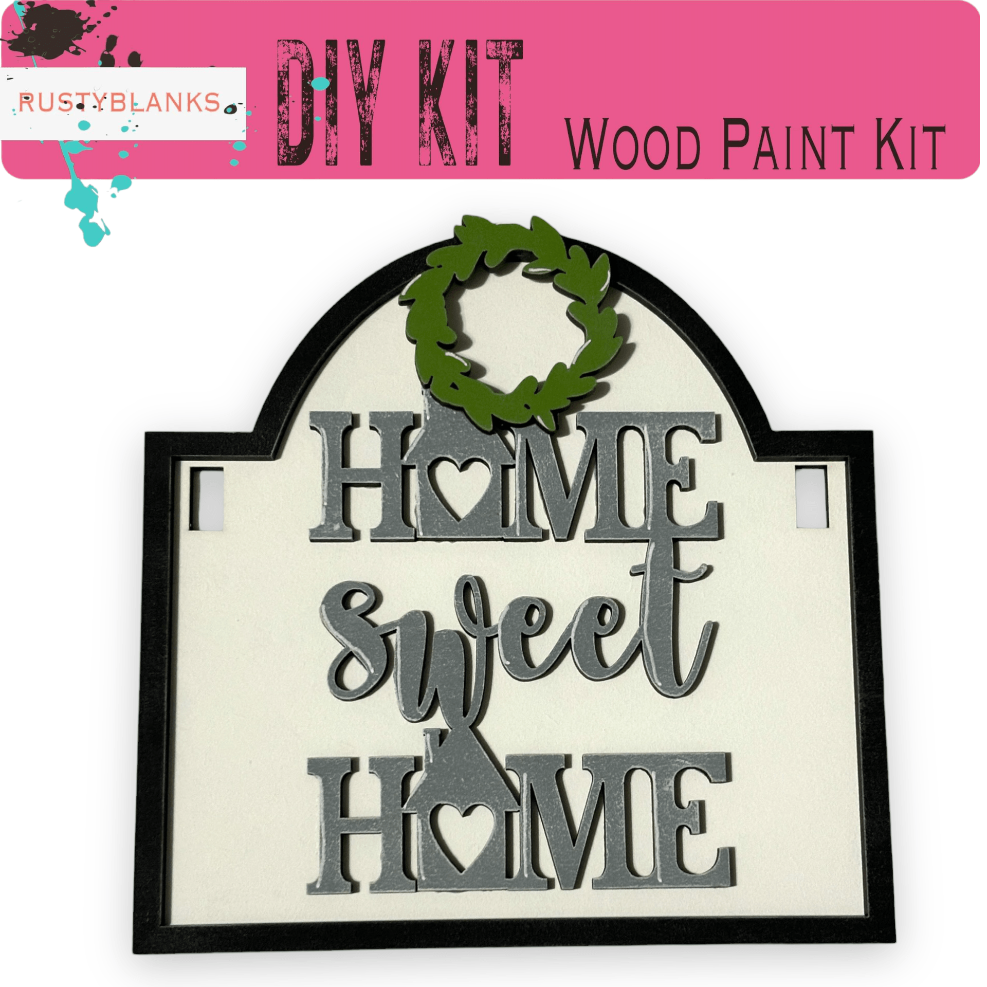 Home Sweet Home Add On Inserts for our Mini Interchangeable Post - RusticFarmhouseDecor