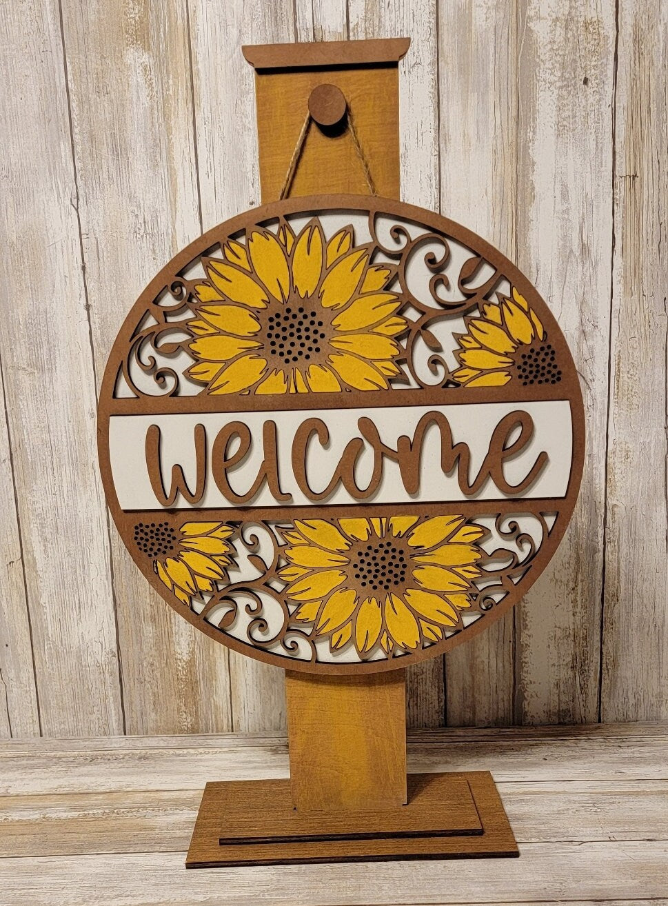 DIY Paint kit, Sign display, DIY Sign Stand Tabletop Door Hanger / Sign Stand