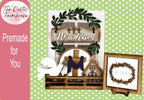 He is Risen Inserts, Easter  inserts RusticFarmhouseDecor