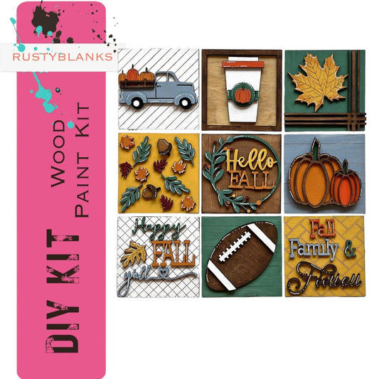 a collage of fall and fall themed items