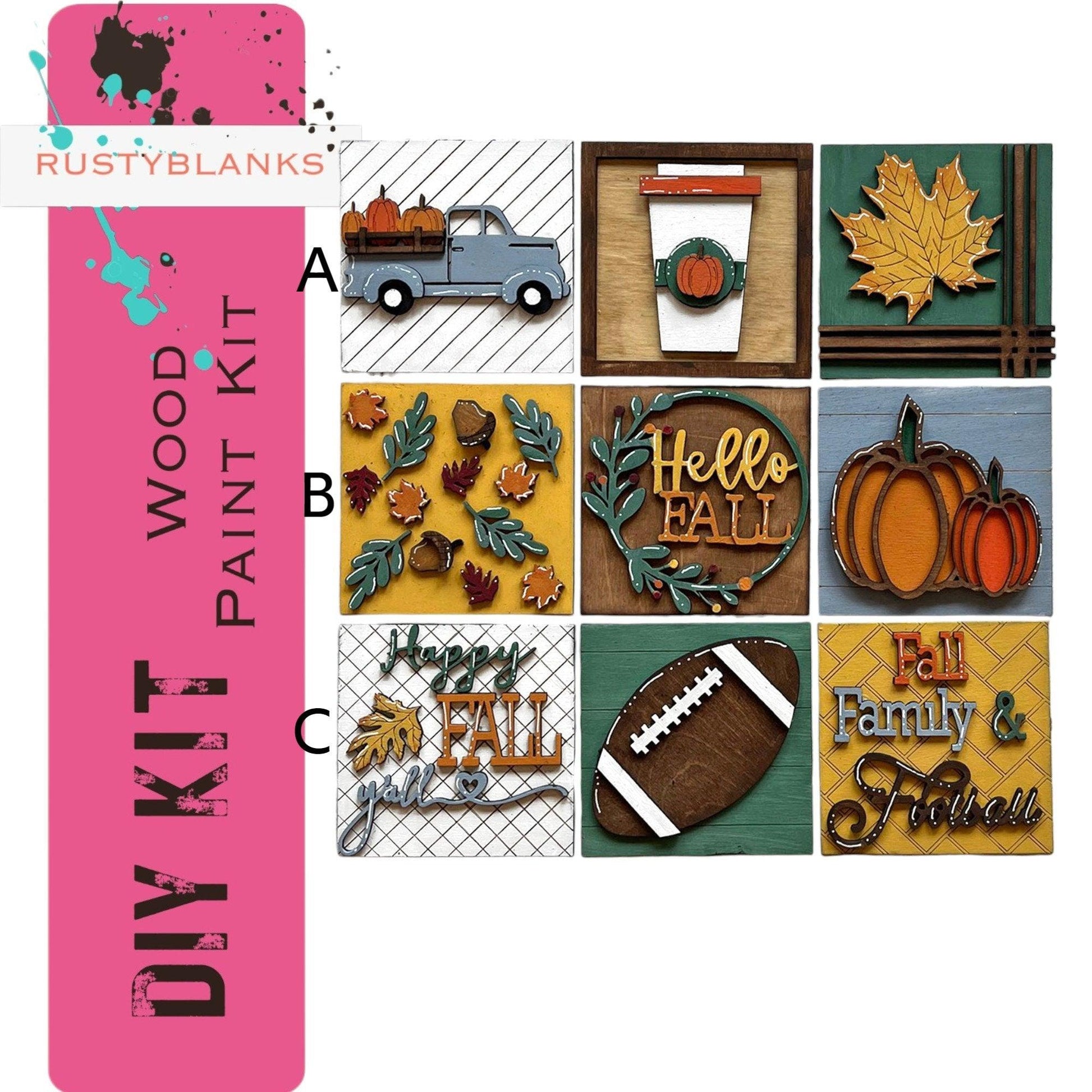 a collage of fall and fall themed items