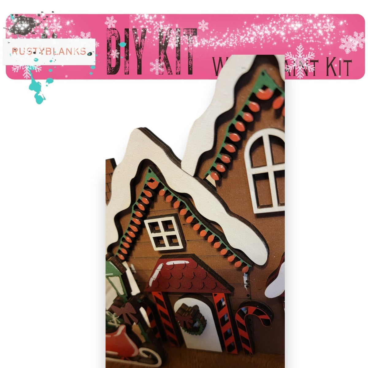 Standing Christmas Houses Santa's Village, Santa's Christmas Village, Christmas Houses Santa Decor, Santas Christmas Village Wood Blanks DIY RusticFarmhouseDecor