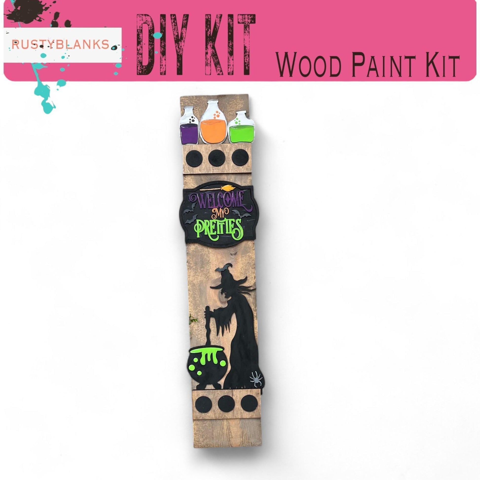 Halloween Porch Leaner Attachments Only | Welcome My Pretties Porch Decor - RusticFarmhouseDecor