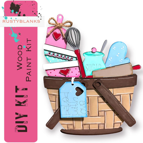 a basket filled with lots of different items
