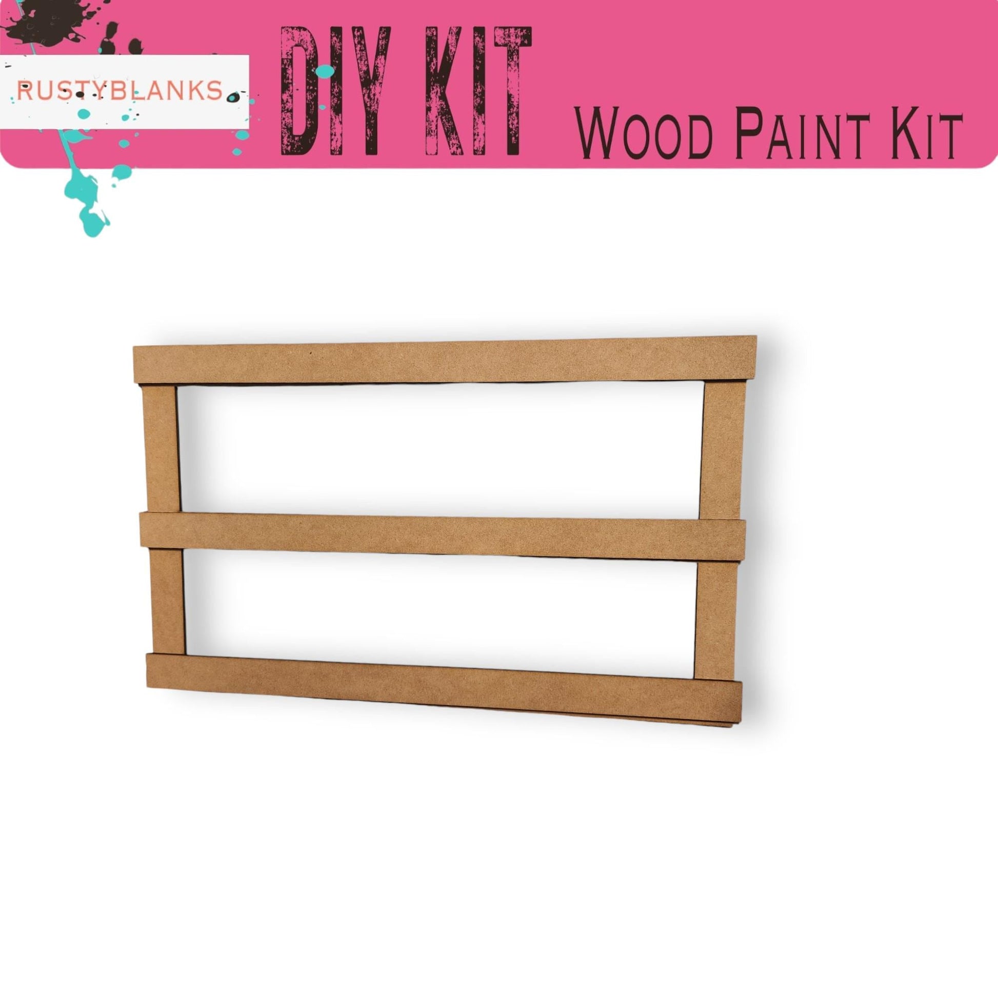 a picture of a wooden paint kit