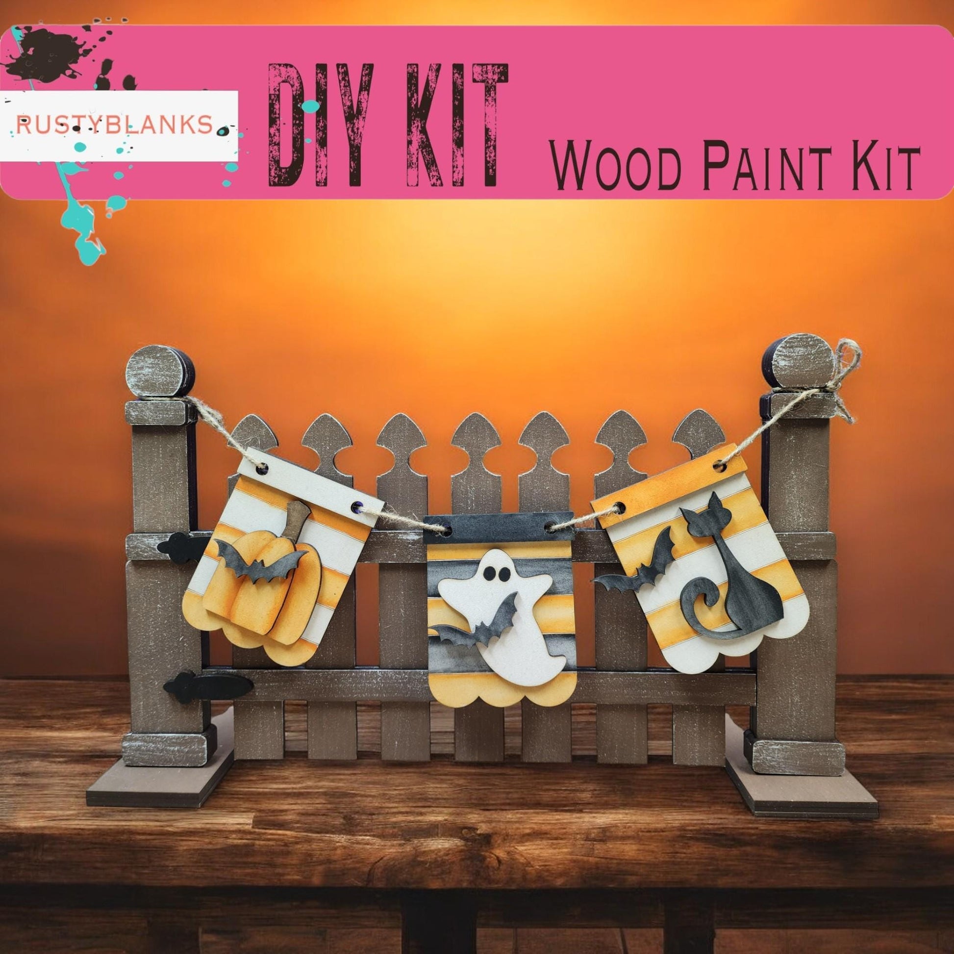 a diy kit for a wooden picket fence