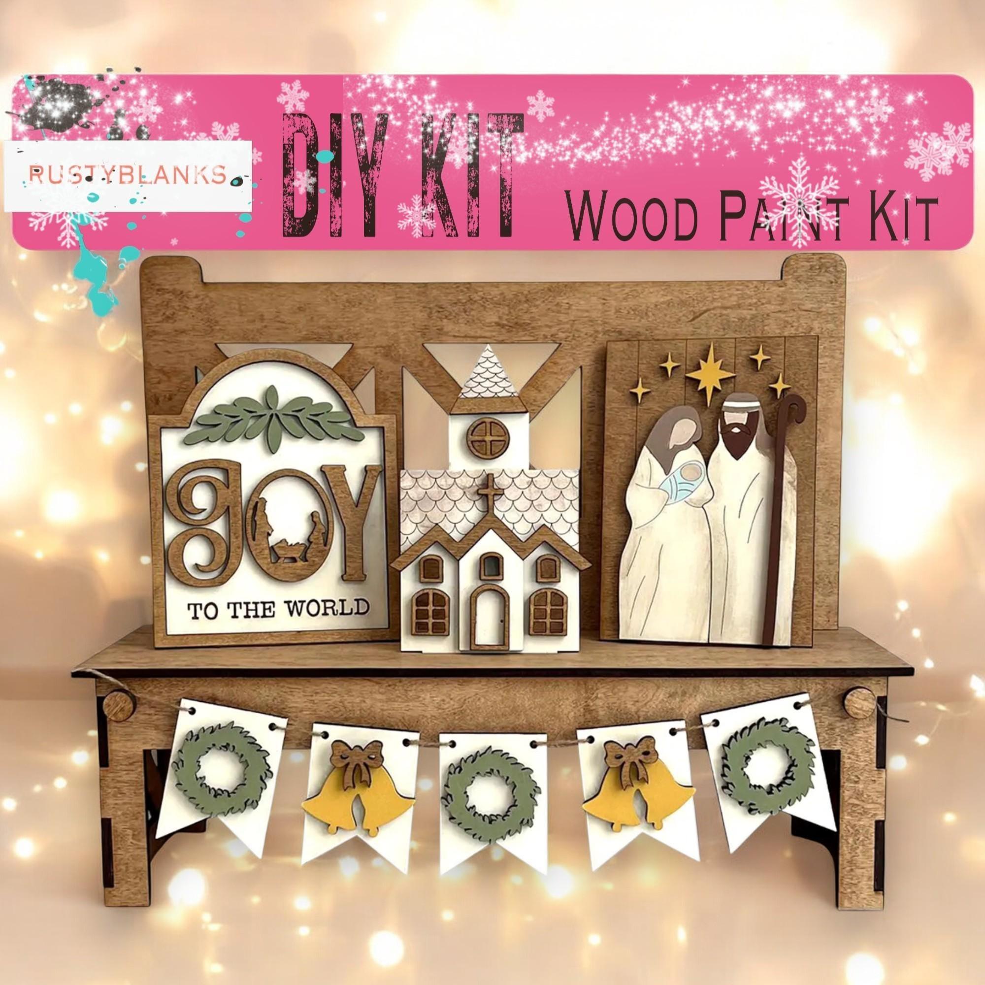 Interchangeable Inserts for Bench Style Display, Christmas Nativity ...