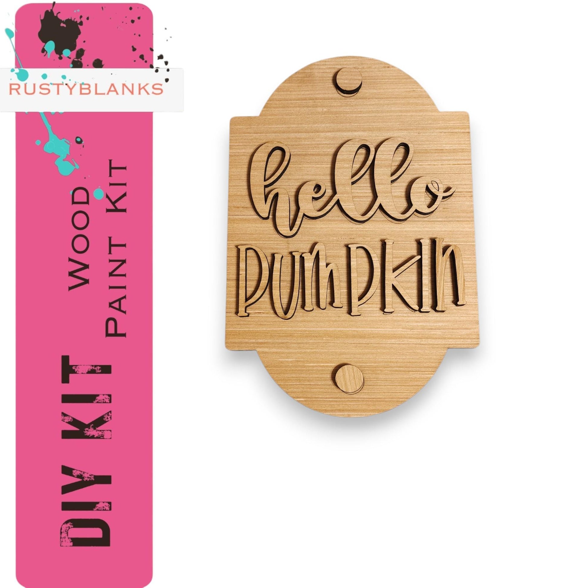 a wooden sign that says hello pumpkin on it