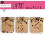 Interchangeable Christmas Nativity Mini Banner Set - DIY Wood Paint Kit -  Mini Banners for Picket Fence or Hello Sign RusticFarmhouseDecor