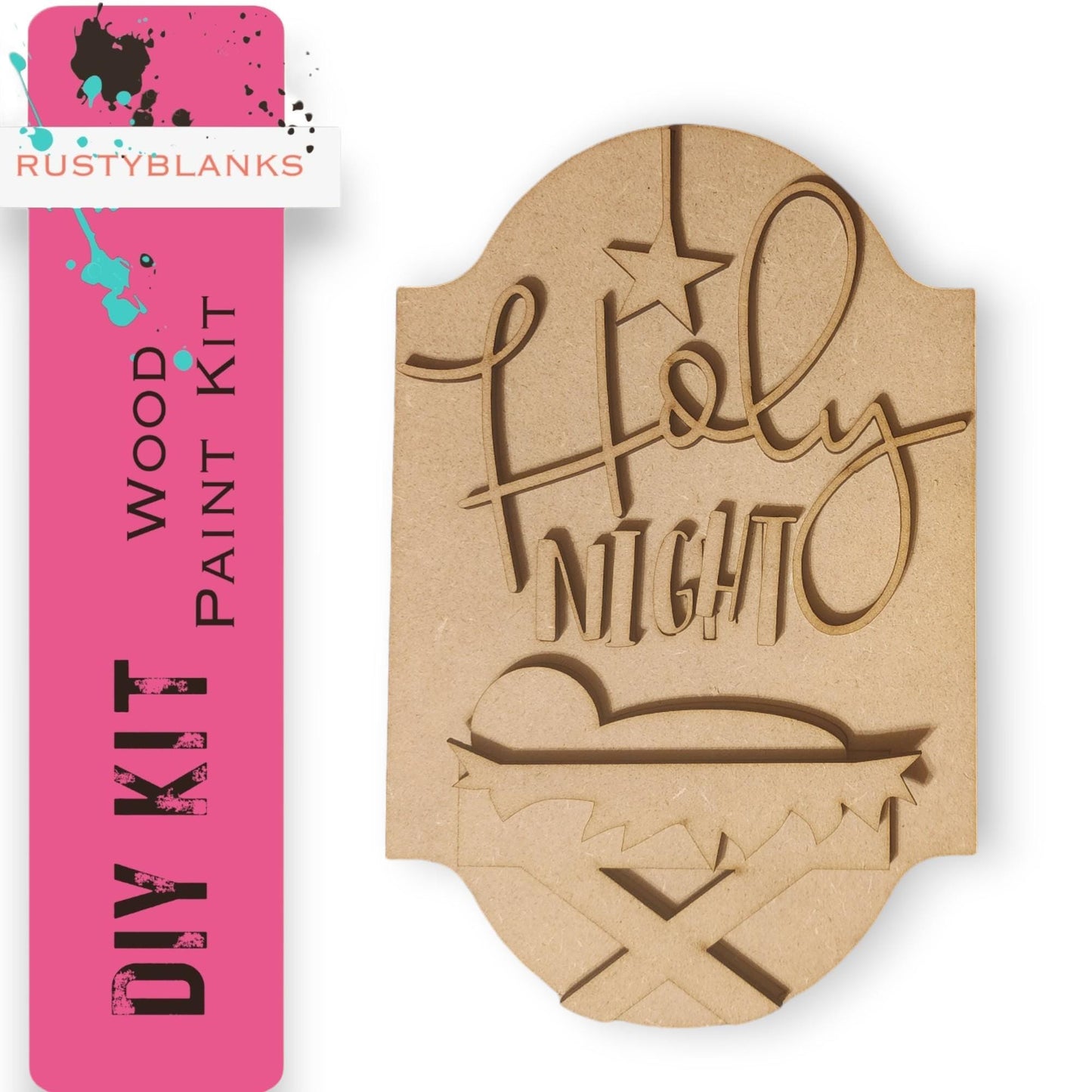 a wooden sign that says fly fly night