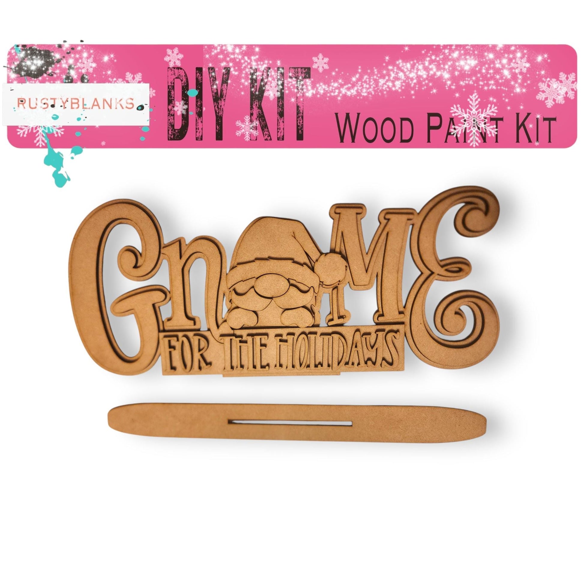 a wooden sign that says glame for the holidays