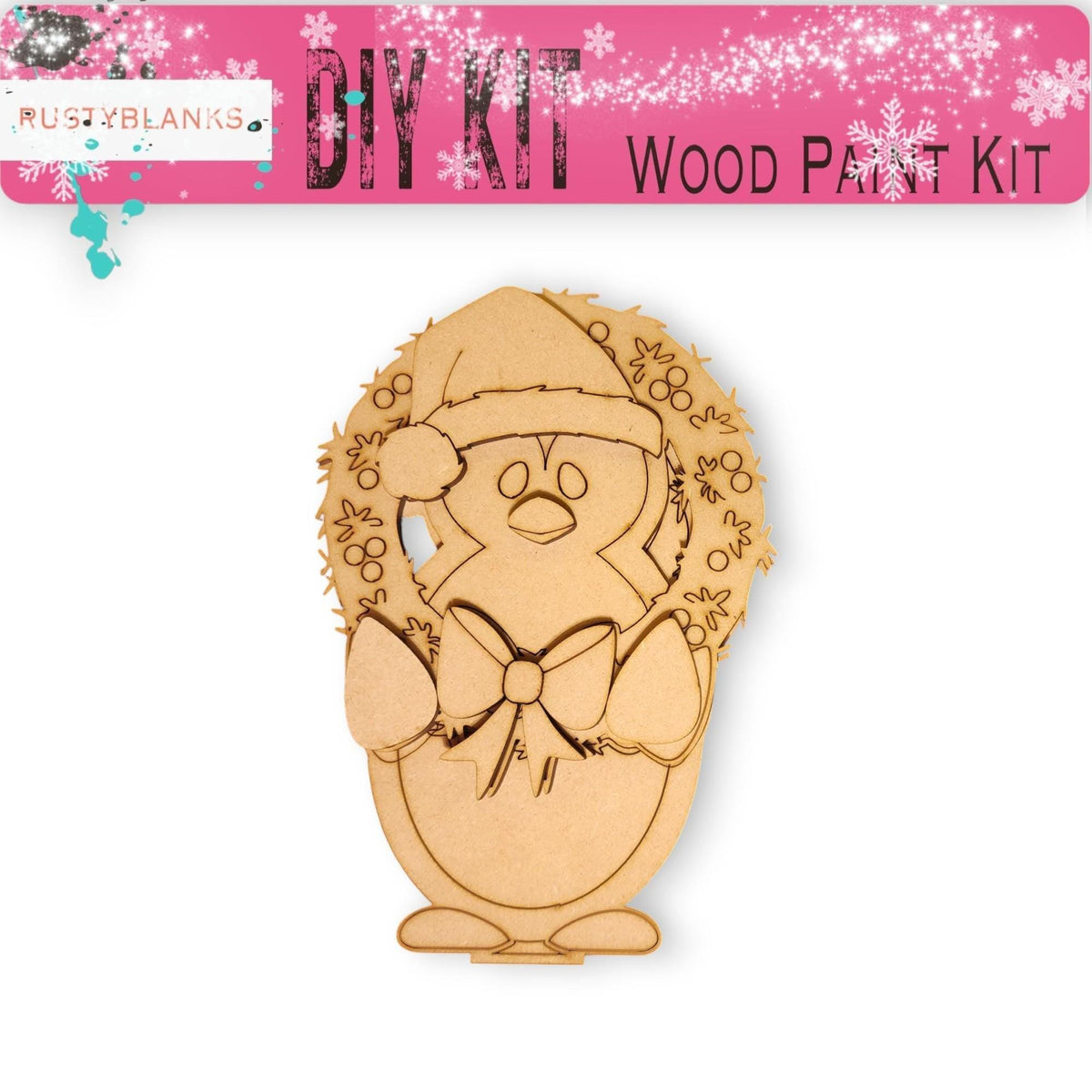 a wooden cutout of a cartoon character