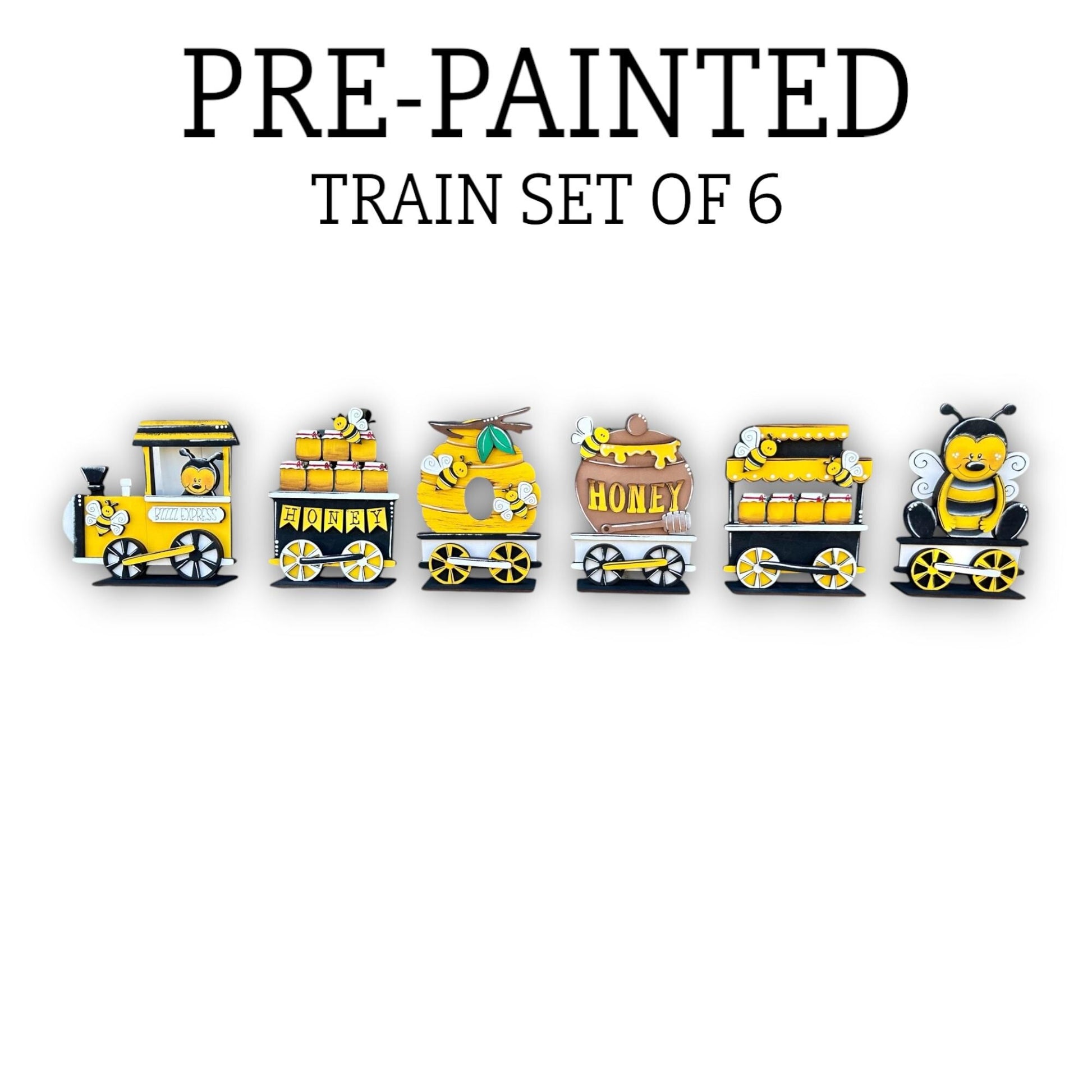 a picture of a train set of 6