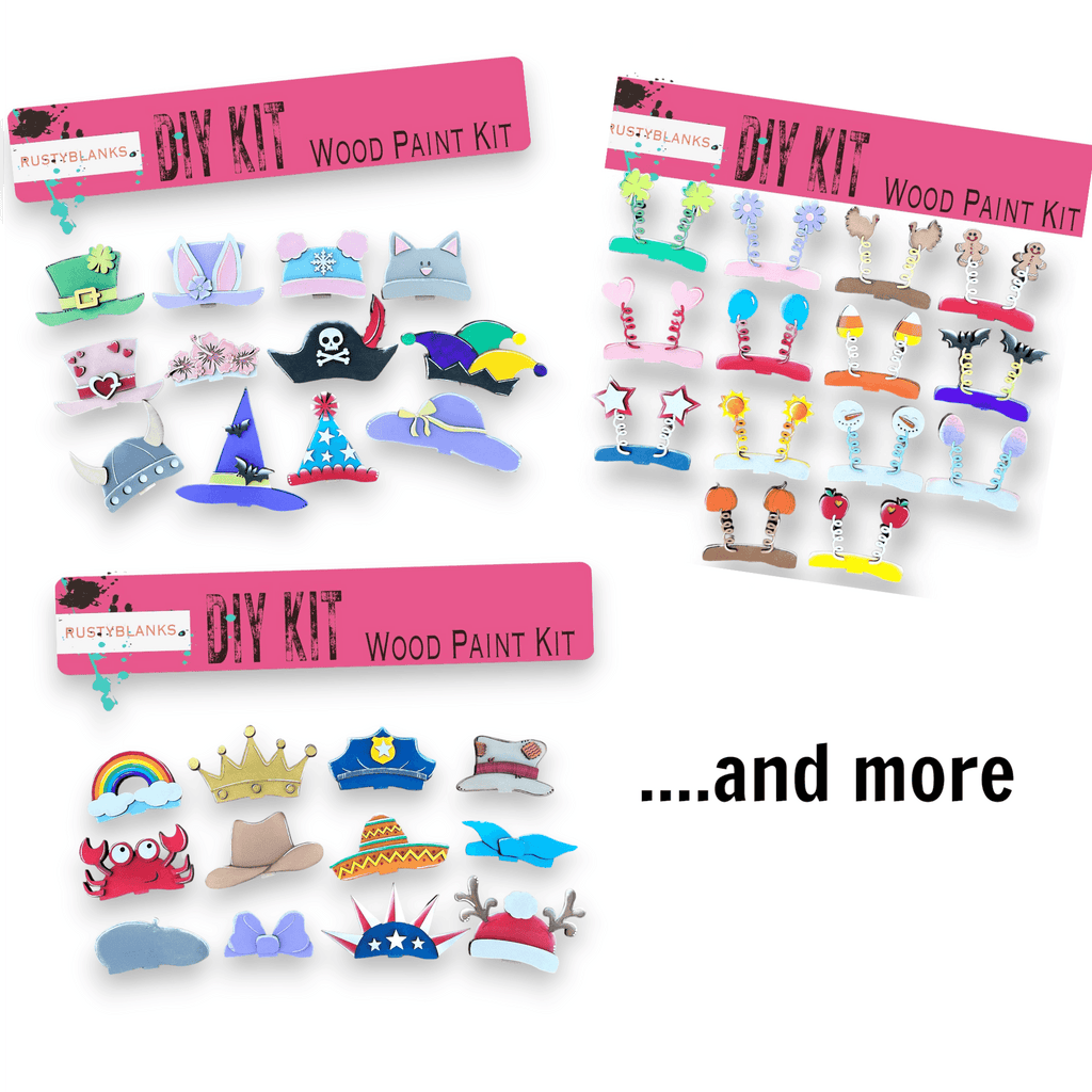 Interchangeable Animal Hats, Party Hats and Bows - RusticFarmhouseDecor