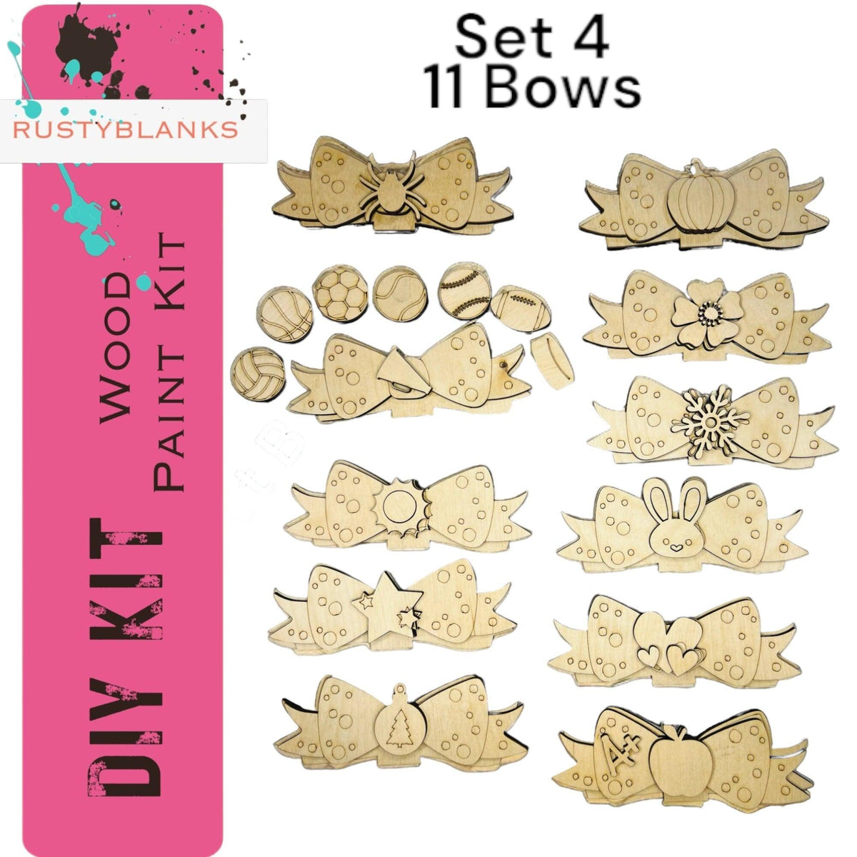 Interchangeable Animal Hats, Party Hats and Bows - RusticFarmhouseDecor