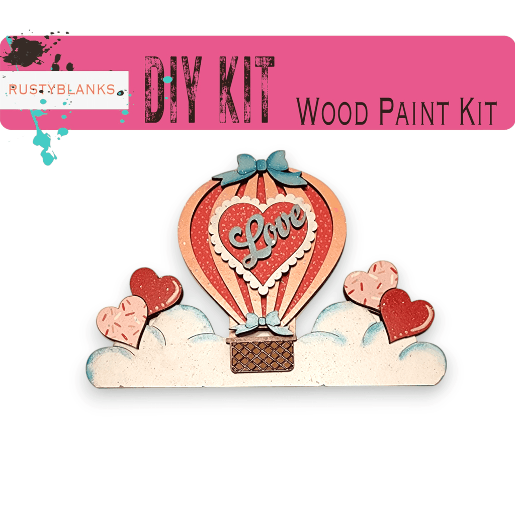 Interchangeable Farmhouse Love is in the Air Truck Insert, Seasonal Truck, DIY Truck Kit, Interchangeable Farmhouse Truck DIY Kit - RusticFarmhouseDecor