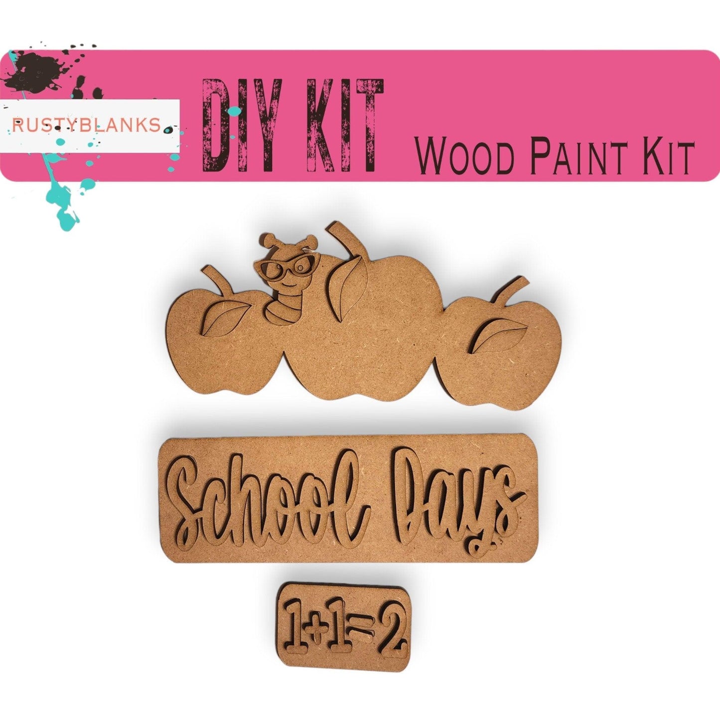 Interchangeable Farmhouse Truck School Days Insert, Seasonal Truck Insert - RusticFarmhouseDecor