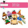 Interchangeable Horse with 11 Seasonal Hats, Insert and tile holder, Season DIY Decor - RusticFarmhouseDecor