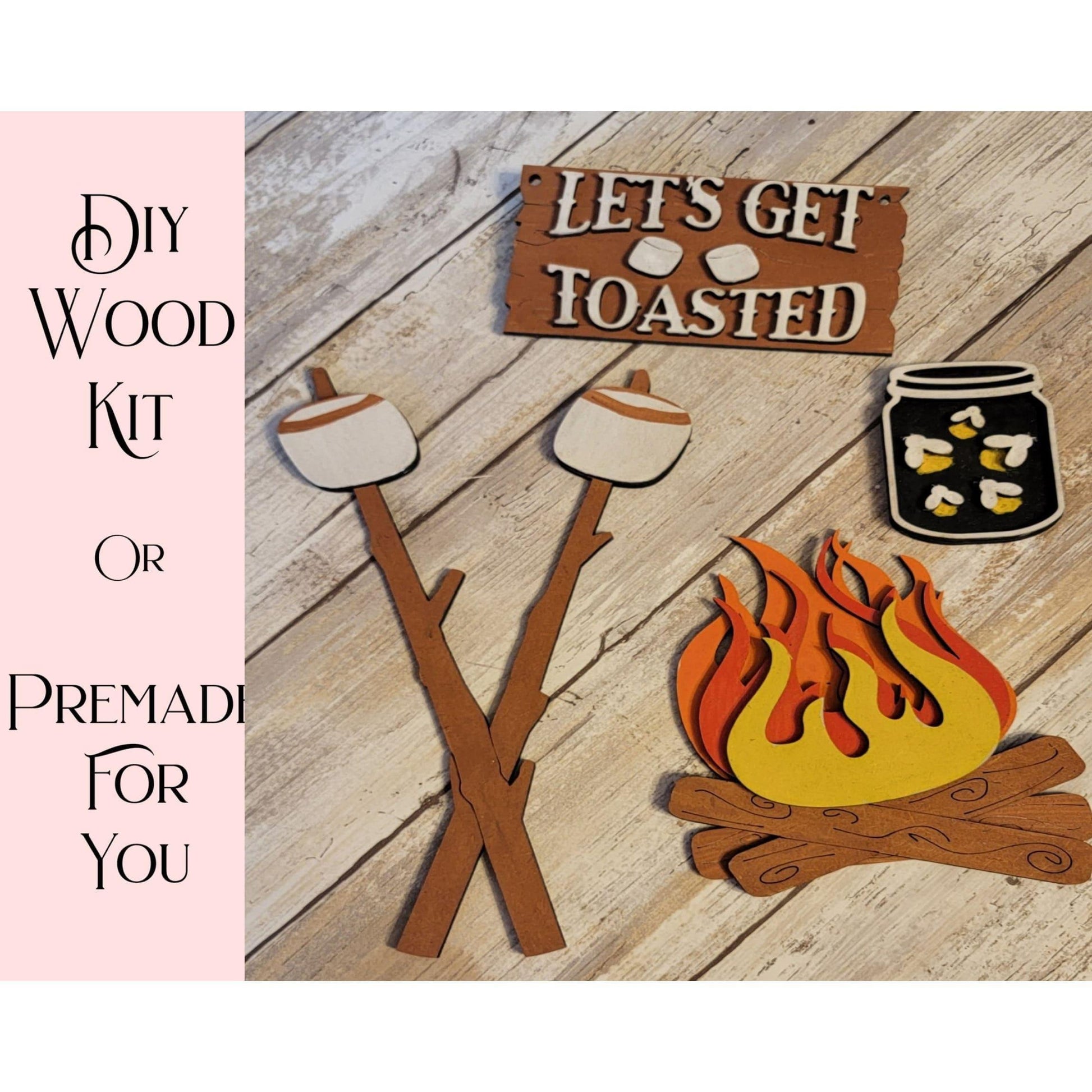 Let's Get Toasted Fence Attachment Set - RusticFarmhouseDecor