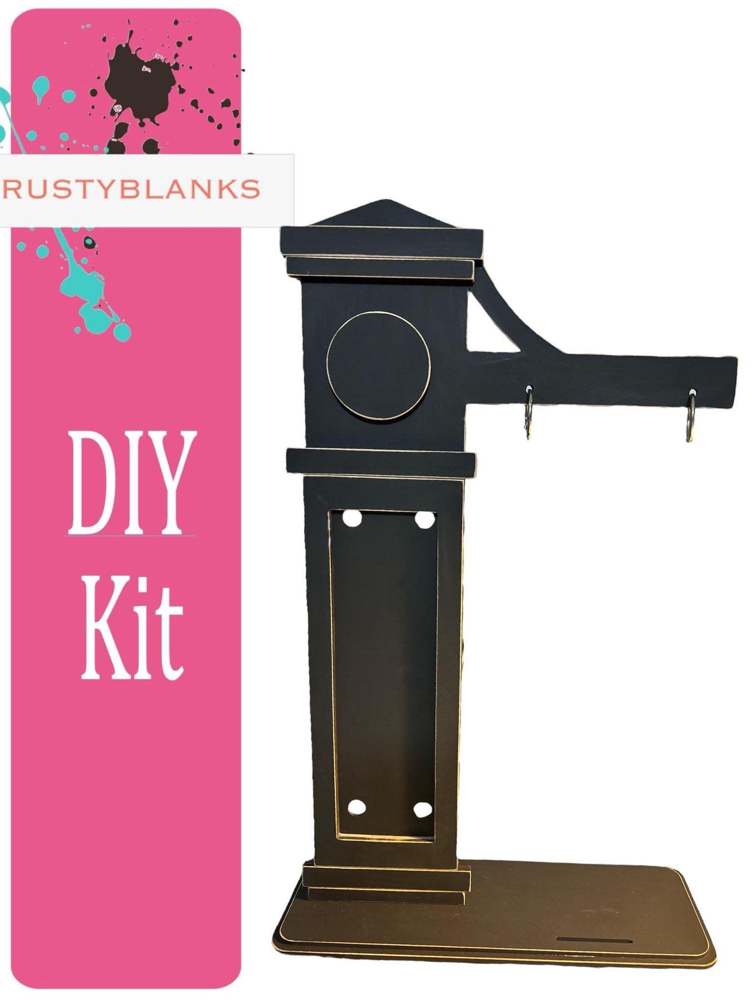 Mini Interchangeable Porch Post DIY Craft Kit - Interchangeable Signs and Insert - RusticFarmhouseDecor