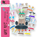 Moose with 12 Interchangeable Seasonal Hats, Insert and tile holder, Season DIY Decor - RusticFarmhouseDecor