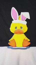 Interchangeable Hats Sitting Duck DIY Wood Kit –  Paintable Wood Craft Shelf Sitter