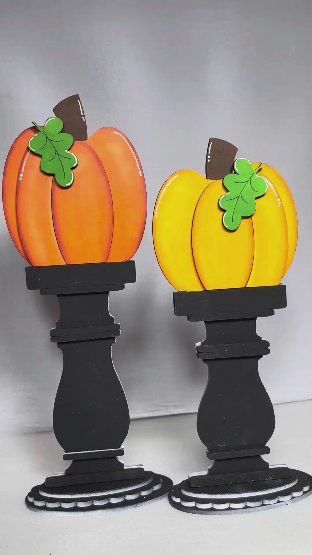 DIY Interchangeable Spindle Candle Add-On – Fall Pumpkin