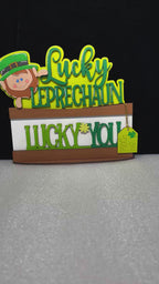 Lucky Leprechaun Insert for the flower Basket DIY Kit